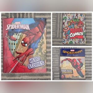 Marvel Spiderman 2 Books & 1 Notebook SET
